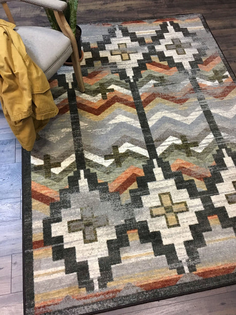 American Dakota Shake Your Shawl Distressed Harvest Rug