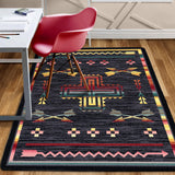 American Dakota Shoot Me Straight Gray Rug