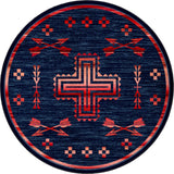 American Dakota Shoot Me Straight Power Red Rug