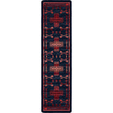 American Dakota Shoot Me Straight Power Red Rug