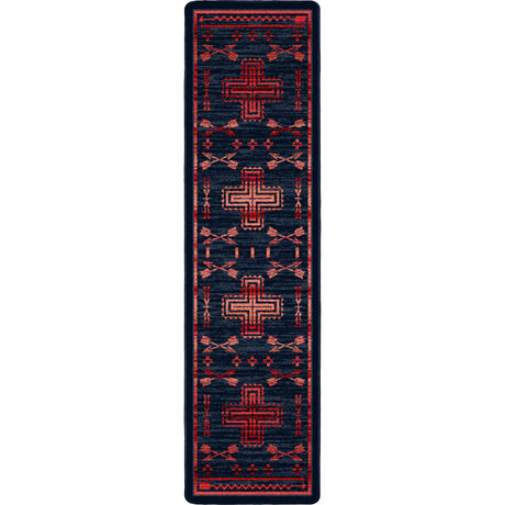 American Dakota Shoot Me Straight Power Red Rug