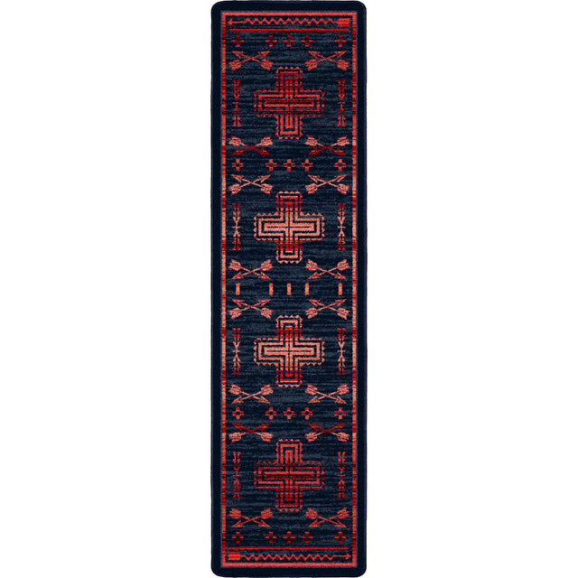 American Dakota Shoot Me Straight Power Red Rug