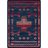 American Dakota Shoot Me Straight Power Red Rug