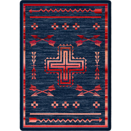 American Dakota Shoot Me Straight Power Red Rug