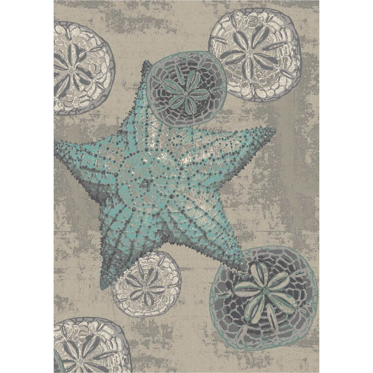 American Dakota Shore Thing Ocean Blue Rug - 0392OCB234