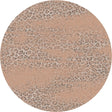 American Dakota Snow Leopard Distressed Blush Rug - 0406DSB234