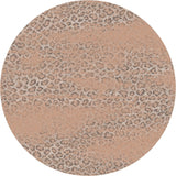 American Dakota Snow Leopard Distressed Blush Rug - 0406DSB234