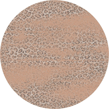 American Dakota Snow Leopard Distressed Blush Rug - 0406DSB234