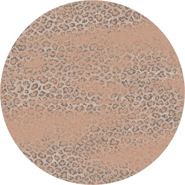 American Dakota Snow Leopard Distressed Blush Rug - 0406DSB234