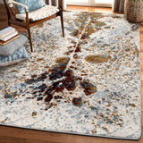 American Dakota Splatter Cowhide Denim Rug