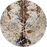 American Dakota Splatter Cowhide Denim Rug