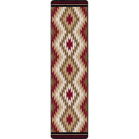 American Dakota Starburst Red Rug