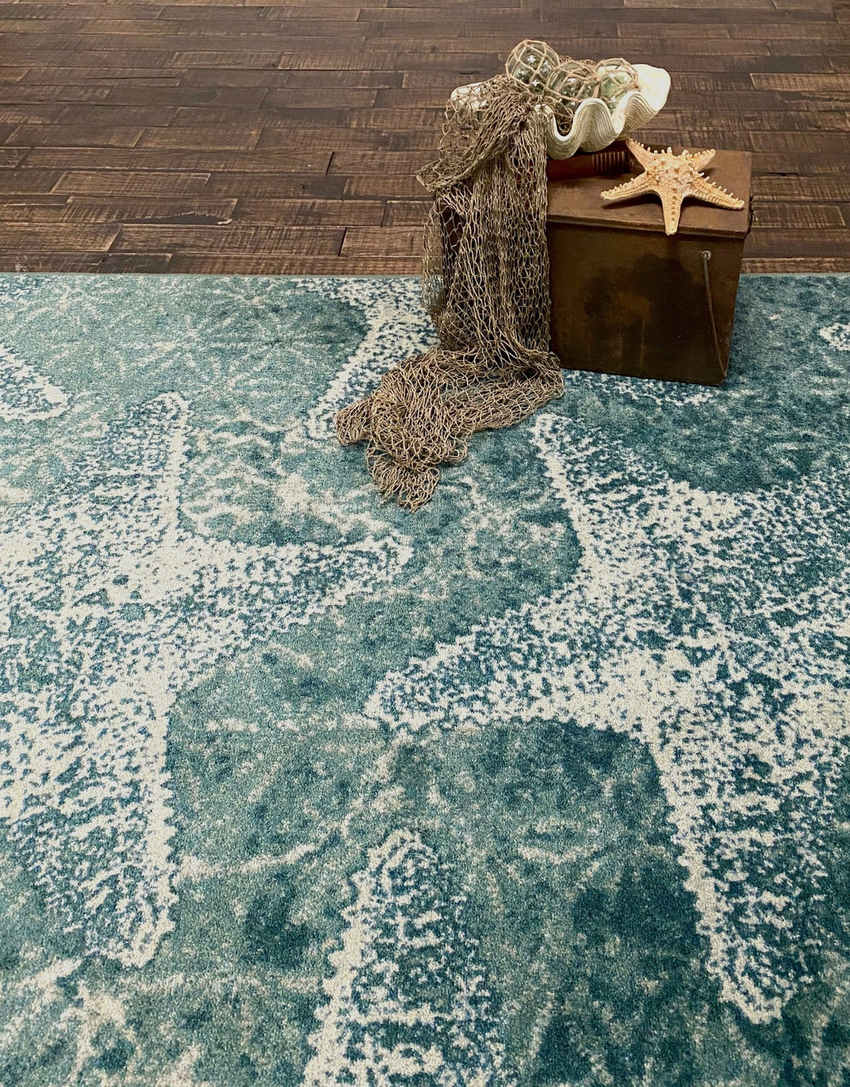 American Dakota Stargazing Aqua Rug - 0469AQU234