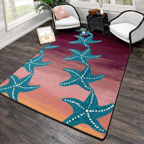 American Dakota Starry Night Sunset Rug - 0200SST234