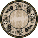 American Dakota Stoic Pines Forest Rug - 0186FOR234