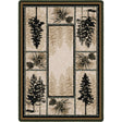 American Dakota Stoic Pines Forest Rug - 0186FOR234