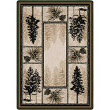 American Dakota Stoic Pines Forest Rug - 0186FOR234