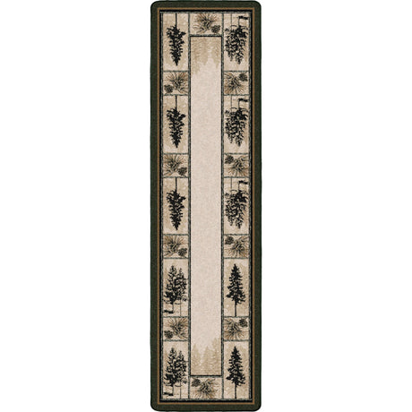 American Dakota Stoic Pines Forest Rug - 0186FOR234