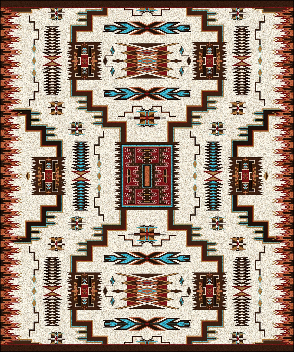 American Dakota Storm Catcher Rust Rug