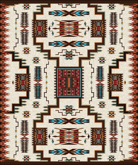 American Dakota Storm Catcher Rust Rug
