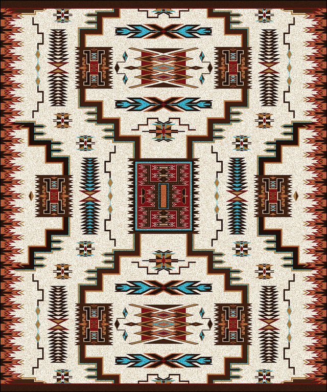 American Dakota Storm Catcher Rust Rug