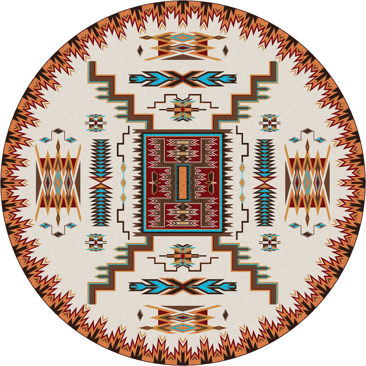 American Dakota Storm Catcher Rust Rug