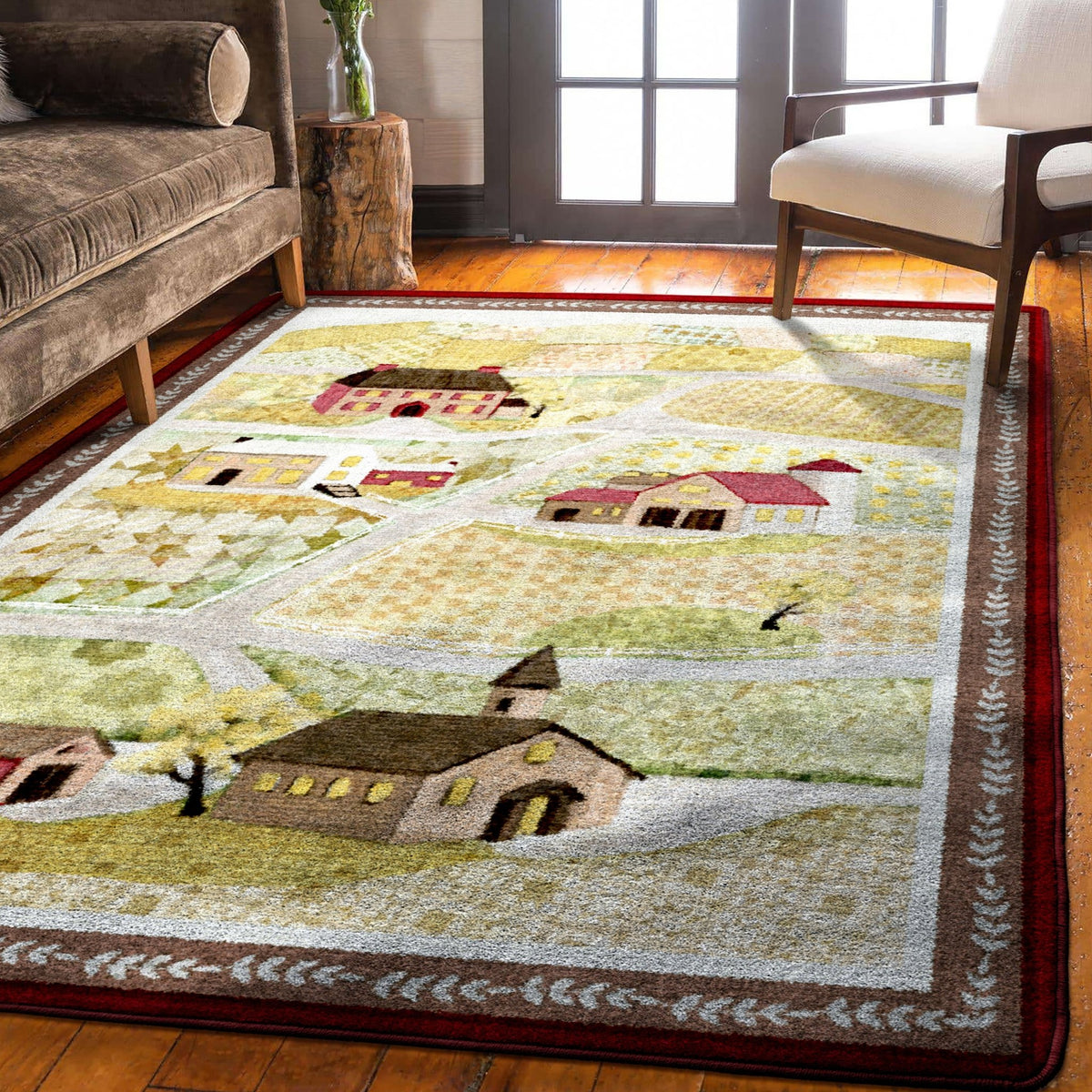 American Dakota Summer Fields Quilt Rug - 0692QLT234