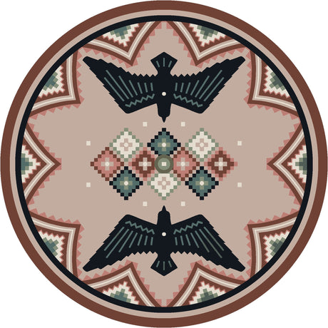 American Dakota Sunset Dance Multi Rug