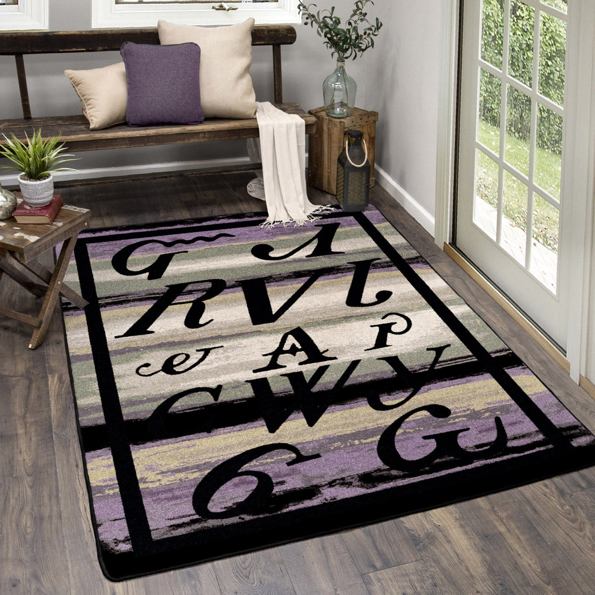 American Dakota Syllabary Multi Rug