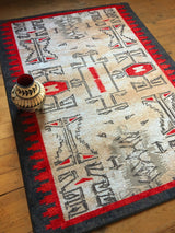 American Dakota Teec Nos Crush OKA Red Rug - OKA0345RED234