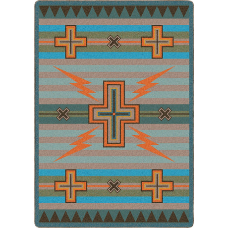 American Dakota Tempest Turquoise Rug - S0277TUR234