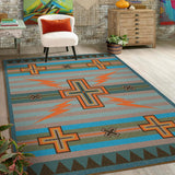American Dakota Tempest Turquoise Rug - S0277TUR234