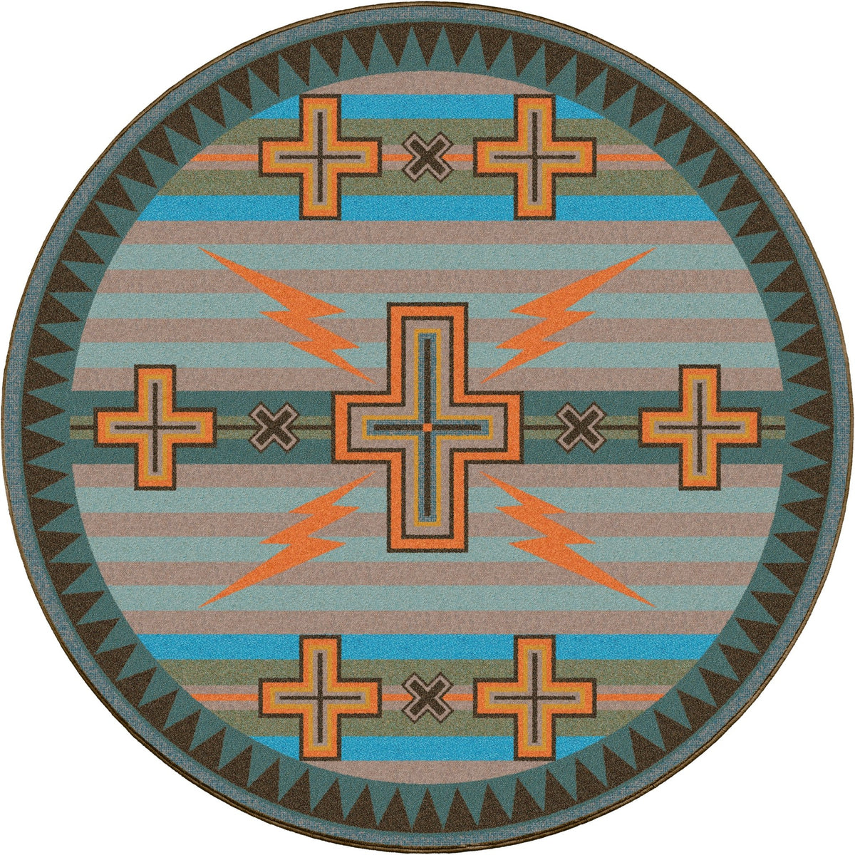 American Dakota Tempest Turquoise Rug - S0277TUR234