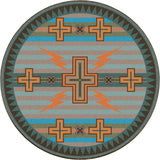 American Dakota Tempest Turquoise Rug - S0277TUR234