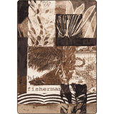 American Dakota The Fisherman Brown Rug - 0147BRN201