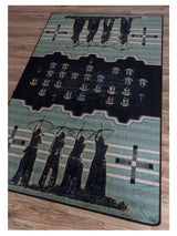 American Dakota The Invaders Blue Rug - SPJ0290BLU201