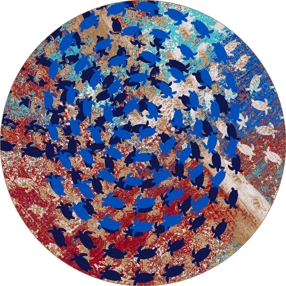 American Dakota The Journey Multi Rug - 0304MUL234