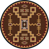 American Dakota Thunderstorm Brown Rug