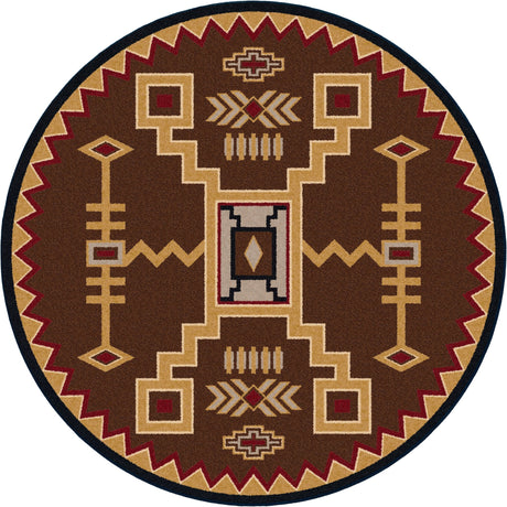 American Dakota Thunderstorm Brown Rug