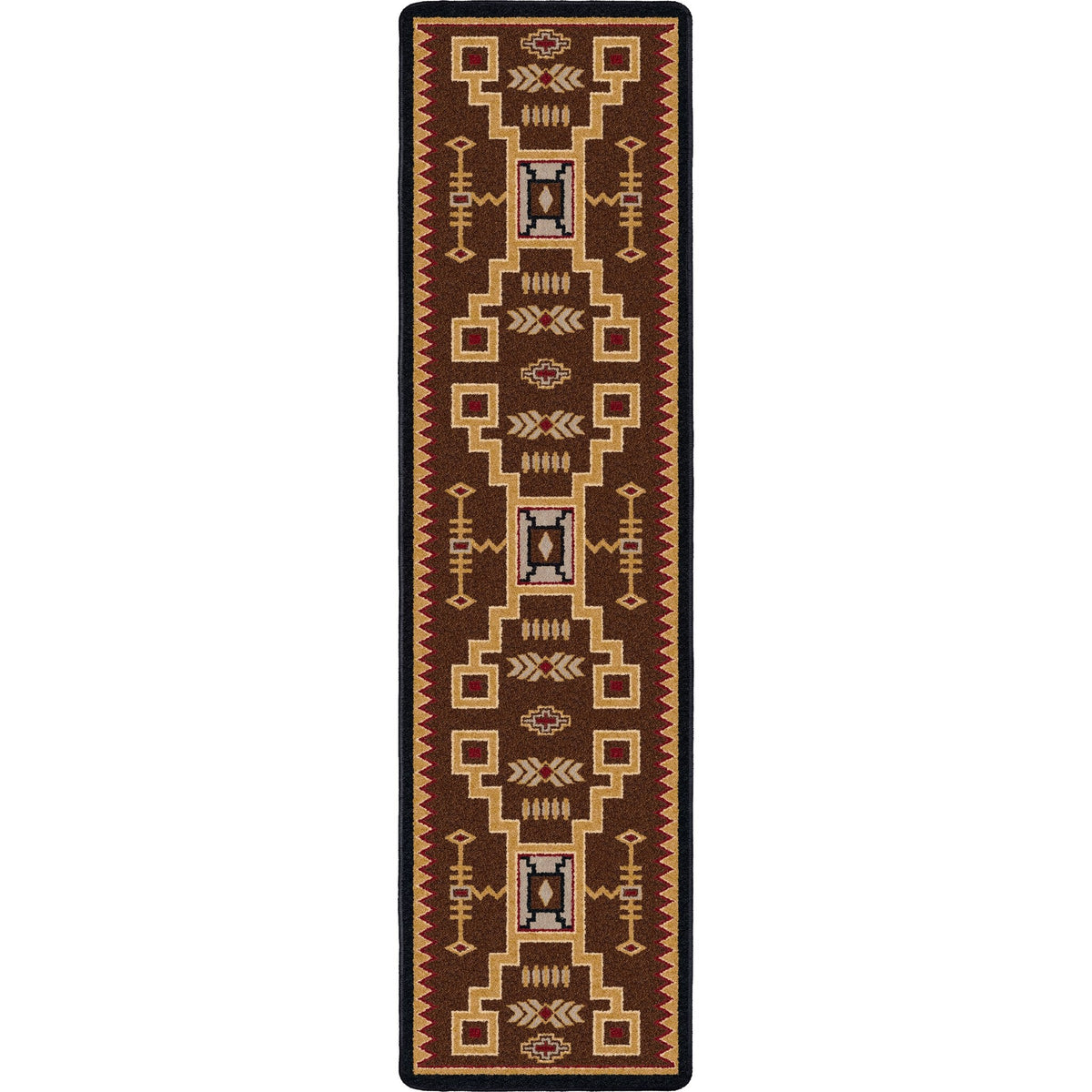 American Dakota Thunderstorm Brown Rug