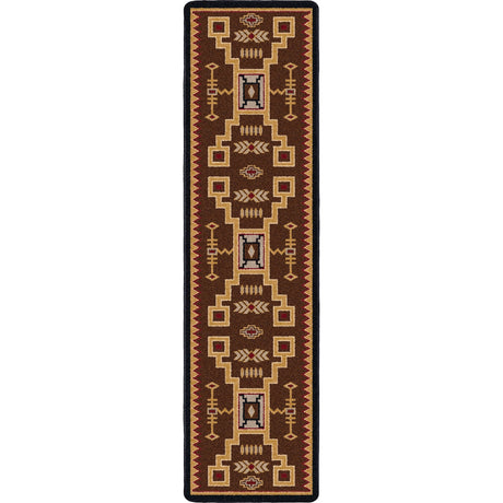 American Dakota Thunderstorm Brown Rug