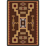 American Dakota Thunderstorm Brown Rug