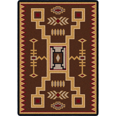 American Dakota Thunderstorm Brown Rug