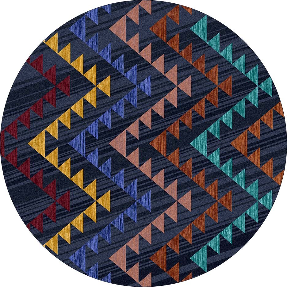 American Dakota Time Travel OKA Velvet Rug - OKA0352VEL234