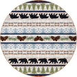 American Dakota Trailside Bear Natural Rug - 0384NAT234