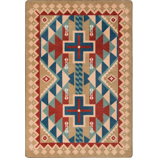 American Dakota Tribesman Kilim Rug