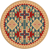 American Dakota Tribesman Kilim Rug