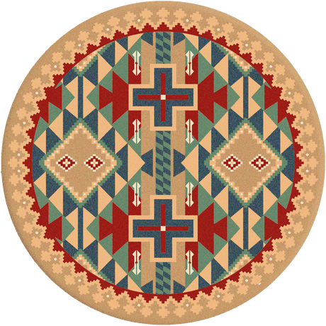American Dakota Tribesman Kilim Rug