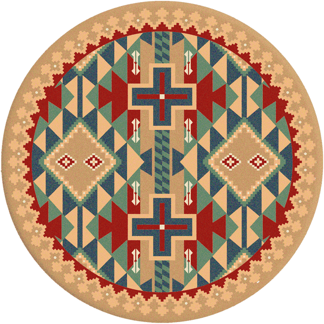 American Dakota Tribesman Kilim Rug