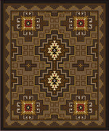 American Dakota Two Sisters Chestnut Rug